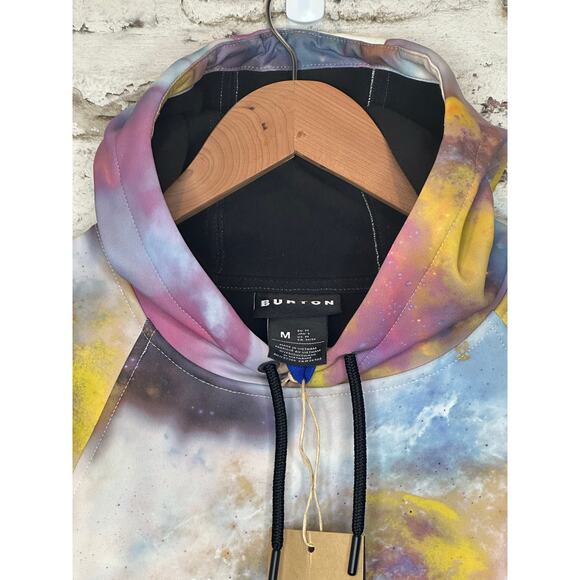 Burton Crown Weatherproof HD Hoodie multicolor (stout white voyager) size M NWT - Picture 15 of 15